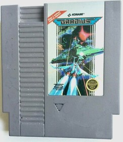 ORIGINAL VINTAGE 1986 NINTENDO NES GRADIUS SPACE SHOOTER 5 SCREW GAME CARTRIDGE