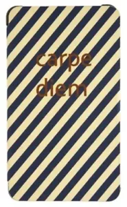 BRAND NEW Nook Tablet 7" Cover with Tab - Striped Carpe Diem - Picture 1 of 4
