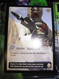 STAR WARS CCG JEDI KNIGHTS CARD MINT/N-MINT 1ST DAY 99C COM GAFFI STICK - Imagen 1 de 2