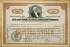 Vintage Paper Stock Certificate New York Central Railroad 1944 Scripophily