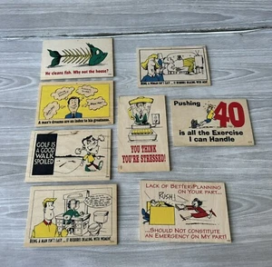 Vintage Comical Wooden Post Cards Ephemera - Picture 1 of 7