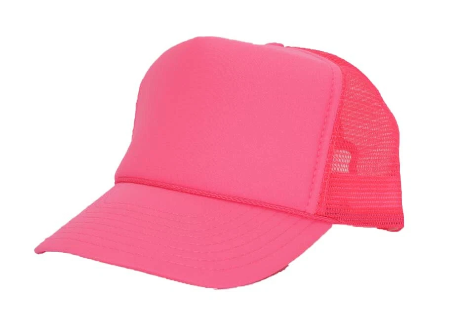 Trucker Hat Foam Mesh Baseball Cap Adjustable Snapback Solid Plain Men Hats - Image 1 of 1