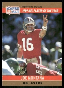 Joe Montana San Francisco 49ers #2 1990 Pro Set Football Card - Picture 1 of 2