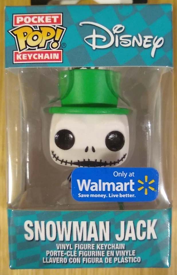 Snowman Jack Pocket POP Keychain Funko Vinyl Figure Nightmare Before Christmas