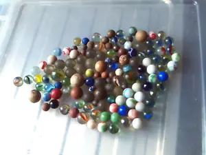 Vintage Marbles Collection Swirls Ribbons. Assorted Sizes & Colours. - Picture 1 of 3