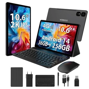 Tablette Android 14 de 106 Pouces 4G LTE et 5G WiFi 2.0GHz Octa-Core 36GB RAM... - Photo 1/6
