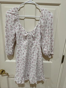 Hollister Women’s Size S Babydoll Ruffle Floral Mini Cowgirl Dress - Picture 1 of 6