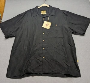 Joe Marlin Shirt Mens Sz 2X Black Embroidered Marines Logo On Pocket NWT - Foto 1 di 4