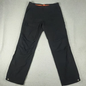 Pantalones cargo Hugo Boss para hombre talla 34x34 negros con cremallera al tobillo - Imagen 1 de 12
