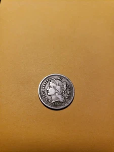 1869 Nickel 3 Cent Piece - Picture 1 of 4