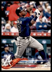 2018 Topps Ronald Acuña Jr. #US250 RC 1 Atlanta Braves - Picture 1 of 2