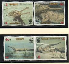 Bangladesch 1990 Satz 323/26 WWF Gavial/Krokodille Postfrisch/MNH