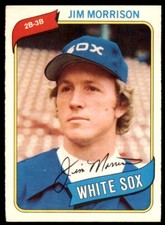 1980 O-PEE-CHEE JIM MORRISON CHICAGO WHITE SOX #272
