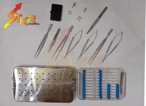 Hand Surgery Basic Set Flat Handle Micro Surgery Surgical Instruments - Picture 1 of 5