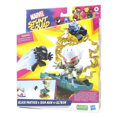 Figuras Marvel Squad Villain Black Panther & Iron Man vs. Ultron - TOTALMENTE NUEVAS Foto 1 de 2