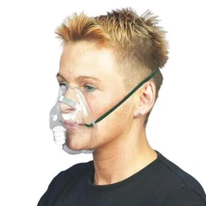 O2-Maske mit Ohrbänder + Clip Ethylenoxid Begast Keimreduktion Ohne Schlauch - Bild 1 von 1