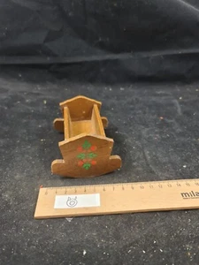 Wiege Babybett Kinderbett Puppenhaus Puppenstube antik alt - Bild 1 von 1