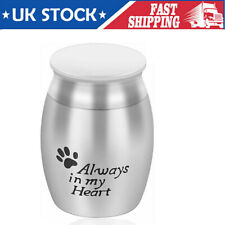 Personalised Paw Pet Urn For Dog Cat Ashes Cremation Memorial Stainless Steel