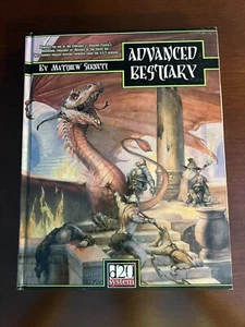 Advanced Bestiary by Matthew Sernett (2005, Game) BOOK D&D HARDCOVER PRISTINE - Picture 1 of 4