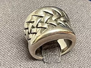 Scott Kay 925 Sterling Silber Ring Korbgeflecht Größe 6 - Bild 1 von 6