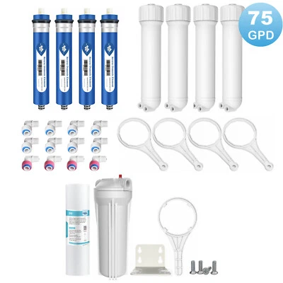 75 GPD RO Membrane Maple Syrup Reverse Osmosis System Water Filter Housing Kit - Image 1 of 4