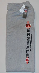 CINCINATTI BENGALS NFL BIG HERREN SWEATPANTS SWEATHOSE 3X 4X 5X GRAU NEU MIT ETIKETT LOGO - Bild 1 von 2