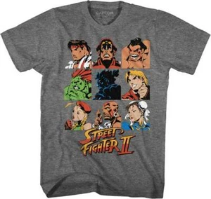 Street Fighter 2 Capcom Videospiel Fighter Blocks Herren T-Shirt  - Bild 1 von 5
