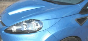 Scheinwerferblenden Blenden Böser Blick Tuning für Ford Fiesta 7 - Bild 1 von 1