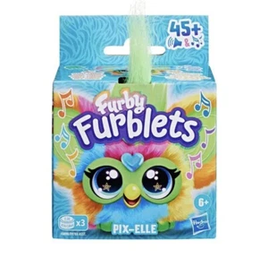 Furby Furblets Pix-Elle Mini Friend 45+ Sounds Gamer Music & Furbish Phrase New - Picture 1 of 2