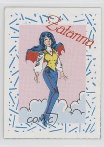 1989 DC Comics Backing Board Cards Great Heroes Zatanna #110 06ff