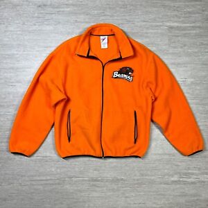 Vintage Speedo Fleece Sweater Full Zip Sweat Shirt OSU Oregon State Beavers Sz M