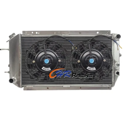 Radiador + ventiladores de 3 filas para Subaru Brat DL GL estándar EA65 EA71 EA81 1980-1987 Foto 1 de 4