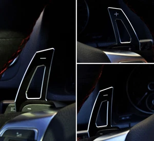 VW ★ GOLF 7 VII ★ GTI + R + GTD ★ ALU SCHALTWIPPEN *SCHWARZ* VERLÄNGERUNG ★ DSG - Bild 1 von 1