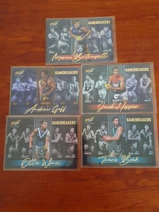 2021 AFL SELECT PRESTIGE RAINBOW FOIL GAMEBREAKERS X5 BONTEMPELLI WINES BOAK ETC - Picture 1 of 2