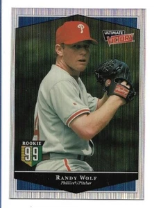 Randy Wolf 1999 Ultimate Victory Parallel Rookie #130 Philadelphia Phillies RC - Foto 1 di 2