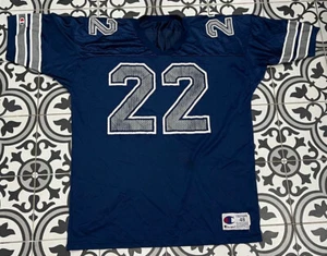 Emmitt Smith Dallas Cowboys Vintage Champion NFL Football Jersey Mens Size 48 - Picture 1 of 11