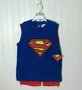 Superman Boys Size 8 Pajama Set 2 Piece Shorts Tank NWT