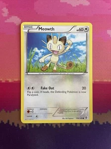 Pokemon Card Meowth Boundaries Crossed Common 106/149 Near Mint - Picture 1 of 2