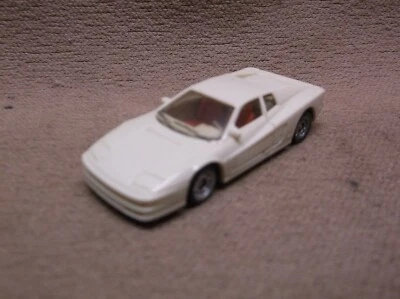 #127 LOOSE MONOGRAM WHITE FERRARI TESTAROSSA SUPERCAR RACE CAR FAST FURIOUS - Image 1 of 4
