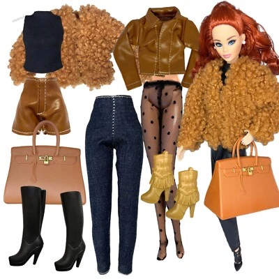 Eledoll Clothes Fashion Pack For The 12” Fashion Doll CARAMEL Set - Image 1 of 4