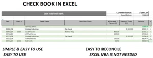 Bank Book in Excel - replace those old paper bank books with this! - Picture 1 of 2