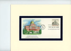 Das Boston State House entworfen von Charles Bulfinch & Ersttagsbrief - Bild 1 von 1