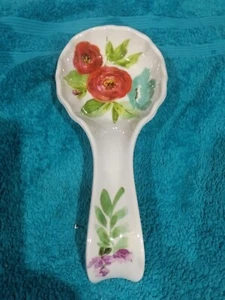 The Pioneer Women Flowered Spoon Rester - Picture 1 of 4