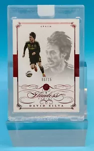 2015-16 Panini Flawless Spain David Silva Diamond Base 6/15 intact - Picture 1 of 2