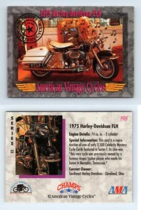 Harley-Davidson FLH 1928 #195 American Vintage Cycles Series 2 1993 Champs Card - Picture 1 of 1