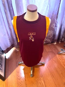 NWT ARIZONA STATE SUNDEVILS SLEEVELESS CREWNECK TOP YOUTH XS/4-5 - Picture 1 of 3