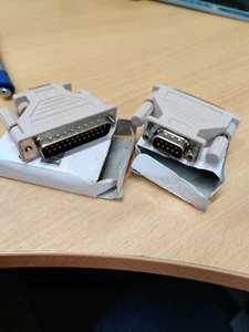 2 Cisco 29-4043-01 DB25 Male to DB9 M Adapter Converter Adaptor Pin Serial Modem - Picture 1 of 6