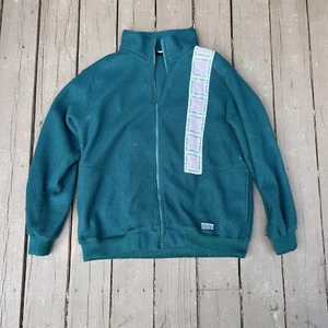 Vintage Mountain Gear fleece forest green size XL, “Can’t surf on mars” - Picture 1 of 4