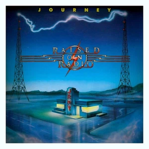 JOURNEY Raised On Radio BANNER HUGE 4X4 Ft Fabric Poster Tapestry Flag Art - Picture 1 of 3