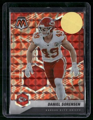 2021 Panini Mosaic #7 Daniel Sorensen Prizm Reactive Orange - Image 1 of 2